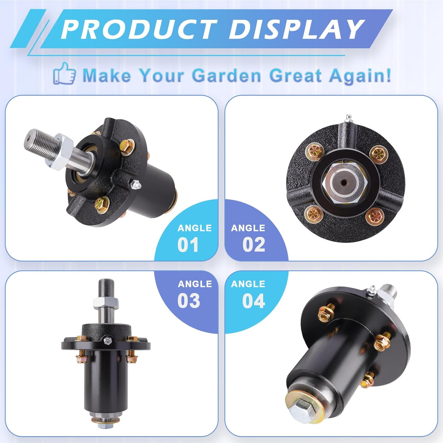 300441 Mower Spindle Assembly Replaces 10161 10161-HD 285-462 Compatible with Dixie Chopper Short Shaft Zero Turn Mowers with 50" 60" Deck