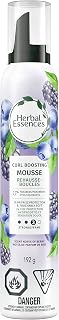 Herbal Essences Curl Boosting Mousse for Curly Hair and Wavy Hair, All Day Hold, Frizz Control, 192g