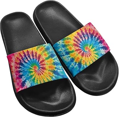 Biyejit Sandals for Women Men Slides Slippers Shower Beach Slide Sandal House Shoes Open Toe Soft Sole Flat Sandals