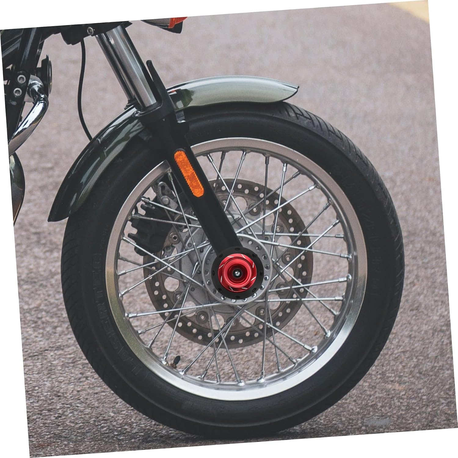 2PCS Motorcycle Front Fork Frame Sliders Durable Crash Protectors Easy Installation for Motorcycles Scooters Electric Bikes Aesthetic Design Enhances Vehicle Look