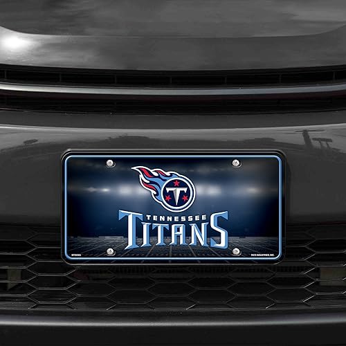 Vista 147 de Rico Industries Placa de matrícula de metal unisex para adultos de la NFL