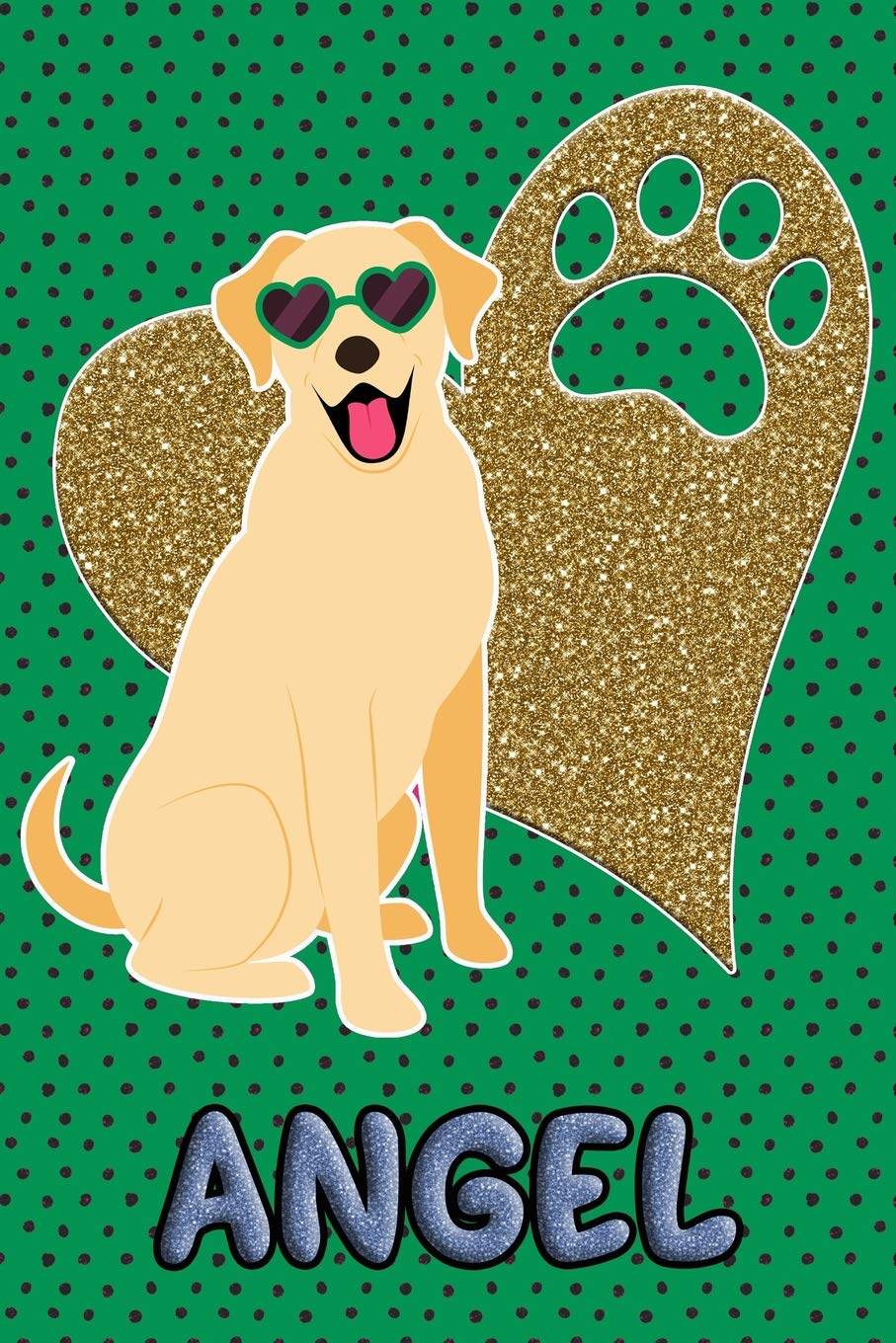 Lab Life Angel: College Ruled | Composition Book | Diary | Lined Journal | Blue