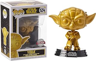 Star Wars Funko POP 4 Inch Vinyl Figure | Metallic Gold Yoda