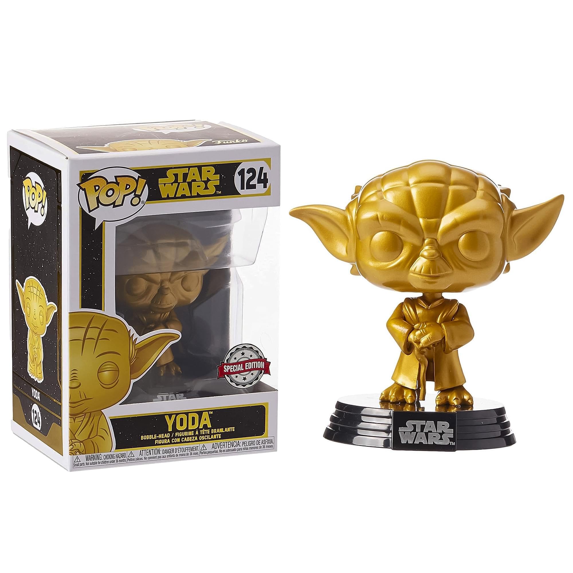 Collection Complète De Figurines Pop! Star Wars - Édition Limitée Gold - Neuves