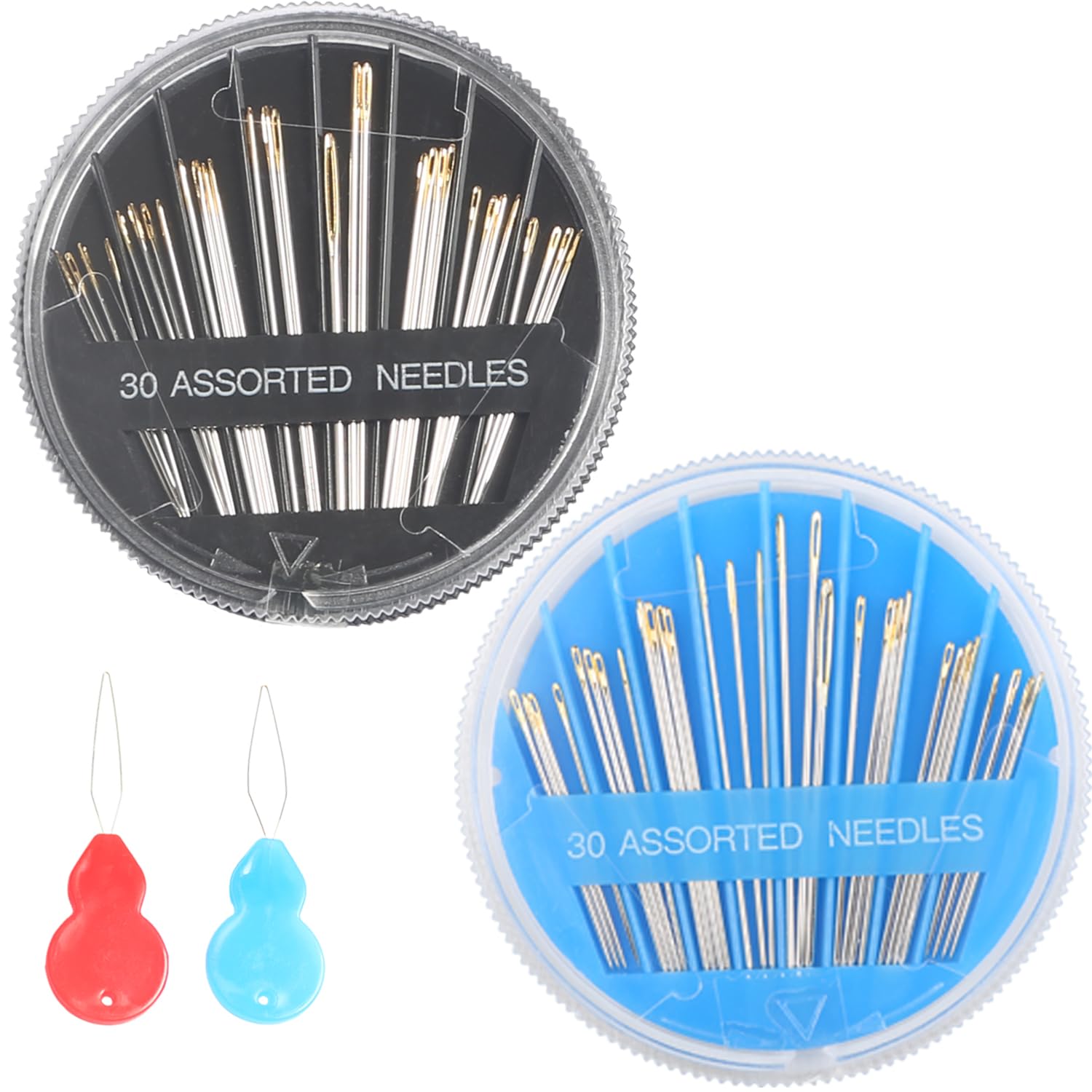 Amazon.com: Eketirry 60pcs Premium Hand Sewing Needles，2 Pack 30