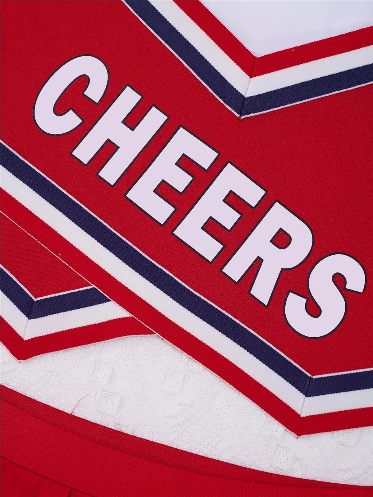 Kinder Mädchen Cheerleading Uniform Anzug Ärmellos Buchstaben Druck Mit Plissee Rock Outfit Set Cheerleader Karneval Party Kostüme mit Accessoires