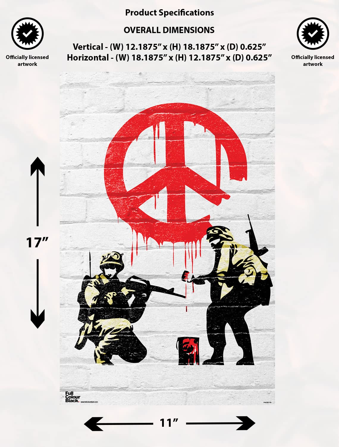Amazon.com: Pyramid America Street Art Poster - Banksy CND
