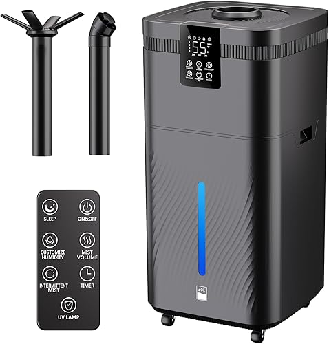 Humidificador comercial de 30 l7.93 galones para habitación grande, 4200 pies cuadrados, humidificadores de 101.4 fl ozh para toda la casa con