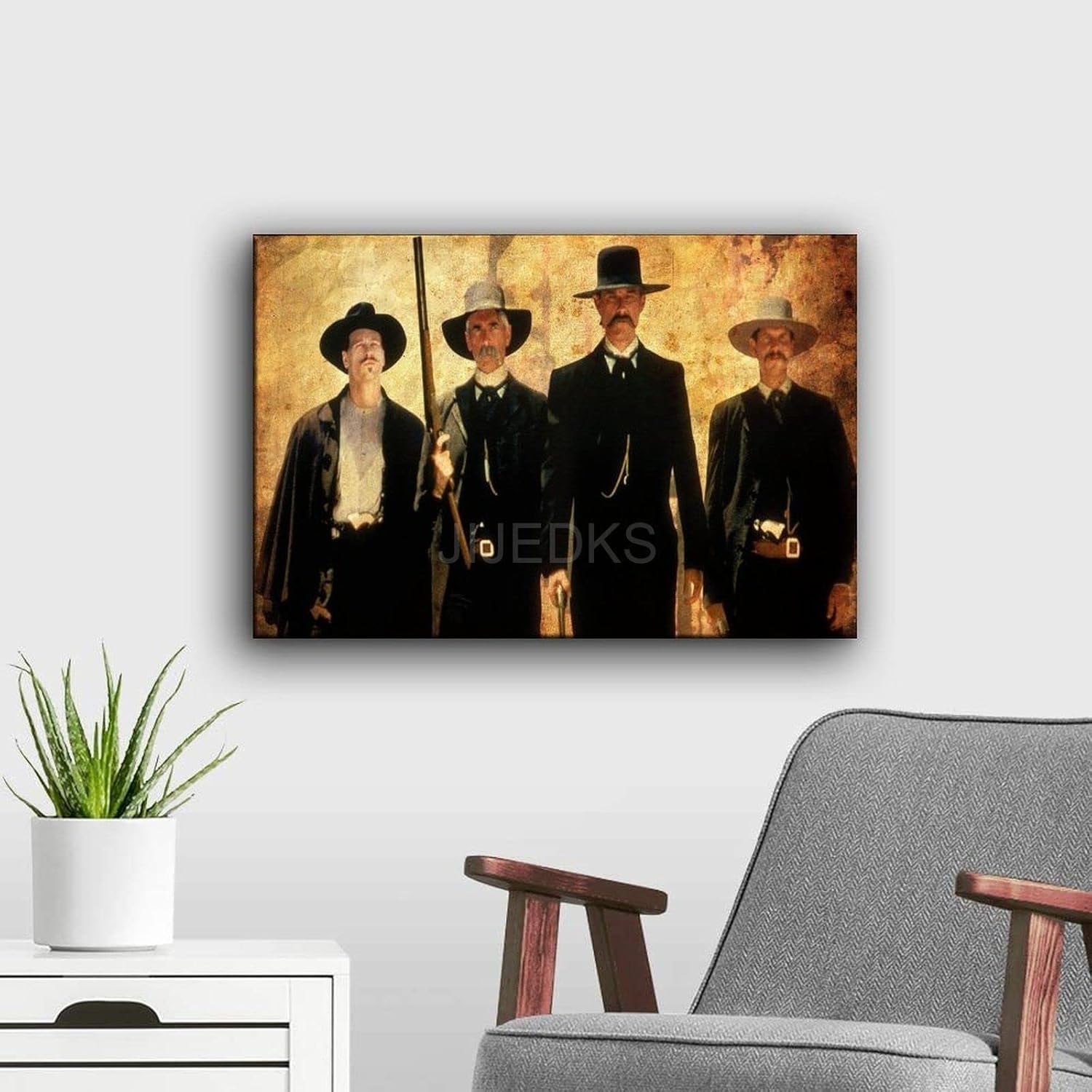 The Tombstone Movie Wall Art Posters On Canvas Oil Painting Posters and Prints Decorations Wall Art Picture 24x36inch(60x90cm)