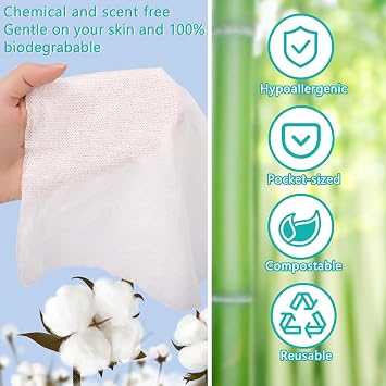 100 Pcs Compressed Towels, Coin Tissues, Disposable Toilet Paper Tablets with 10 Carrying Cases, Compressed Cotton Coin Tissue Towel Soft & Odor Free for Home Beauty Salon Travel Camping