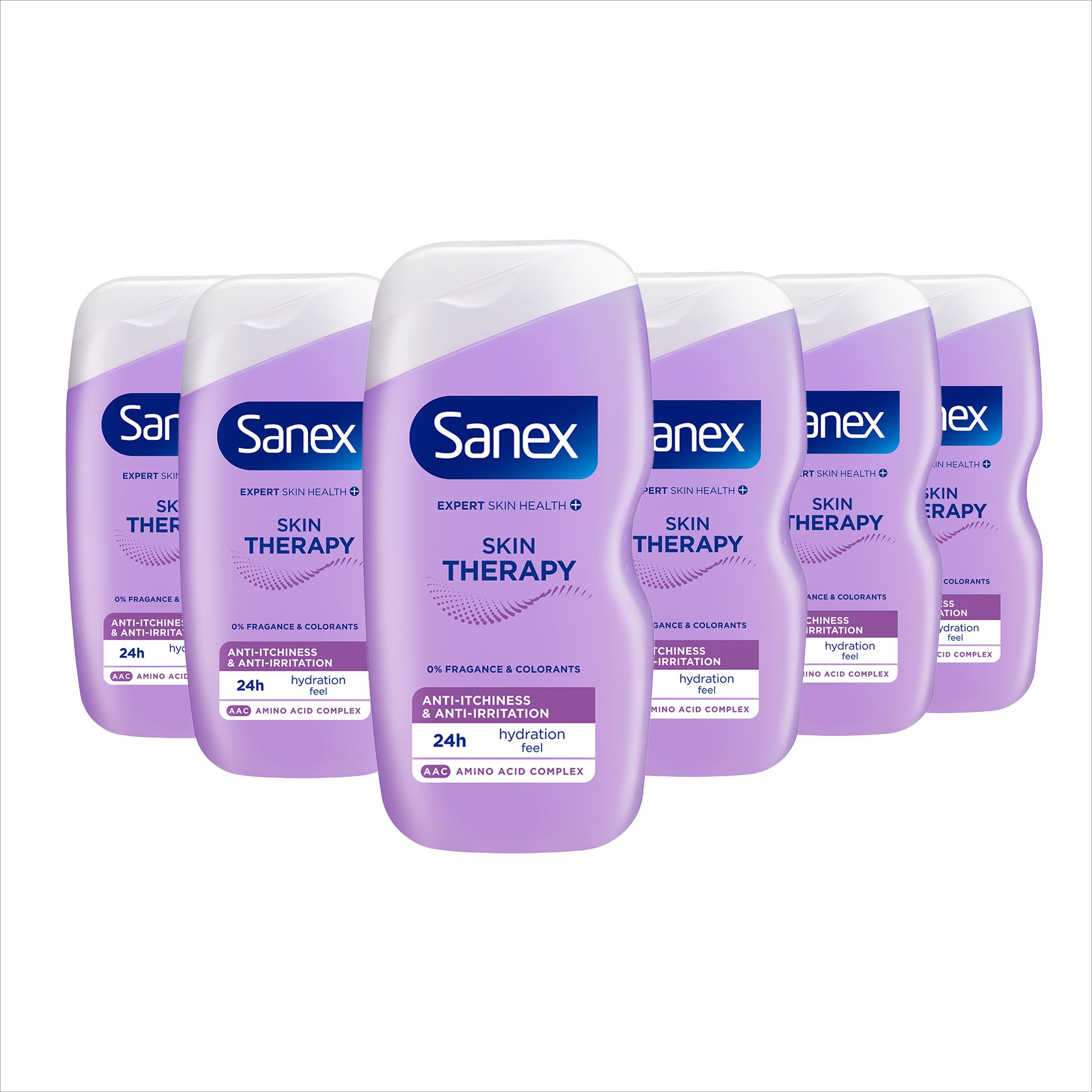 Sanex Skin Therapy Anti Irritation Body Wash 450ml x 6