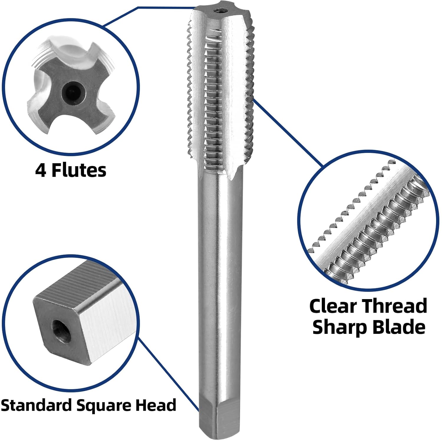 Round Die,Threading Screw Thread Die,M17 X 1.5 Tap and Die Set Right Hand, M17 x 1.5 Machine Thread Tap and Round Die