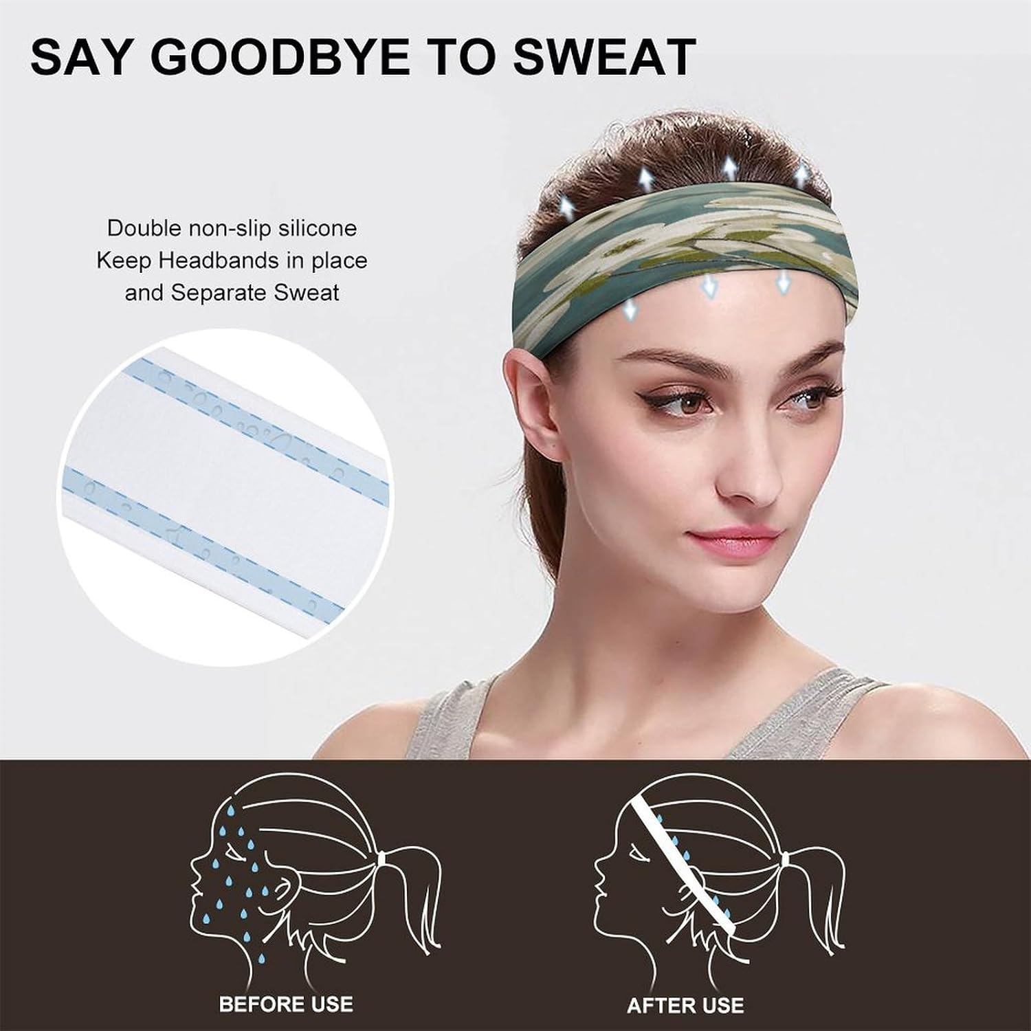 Spring Dogwood Blossoms Sport Headbands Sweatband Athletic Headband