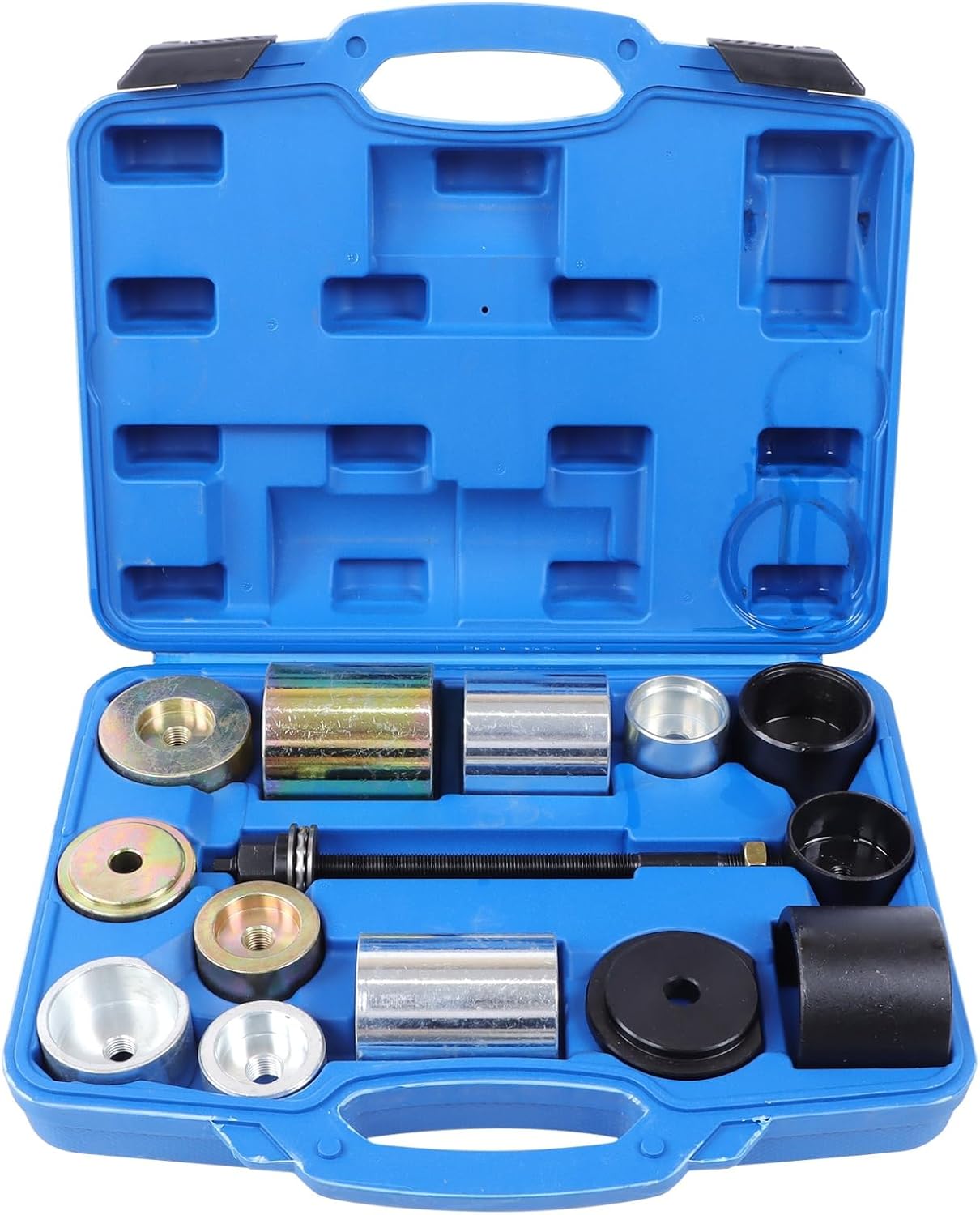 GXYWADY Bushing Removal Tool, Rear Ball Joint Removal Installer Bearing Puller Tool,Rear Subframe Differential Front Bushing Tool 1-8 Series Iron Sleeve Disassembler Repair Rear Axle Bushings