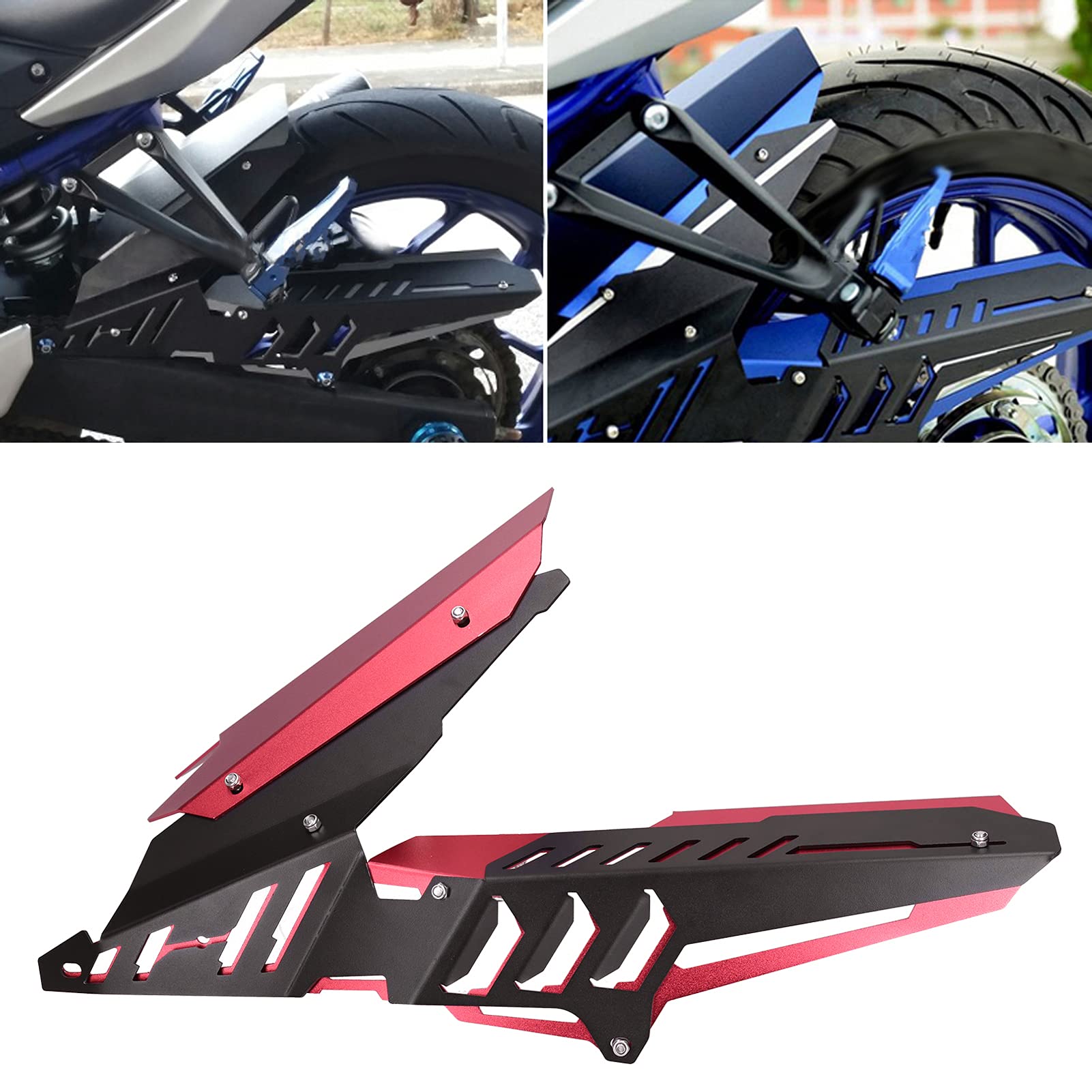 Amazon.co.jp: リアフェンダーチェーンガードカバーアルミ合金YZF-R25 