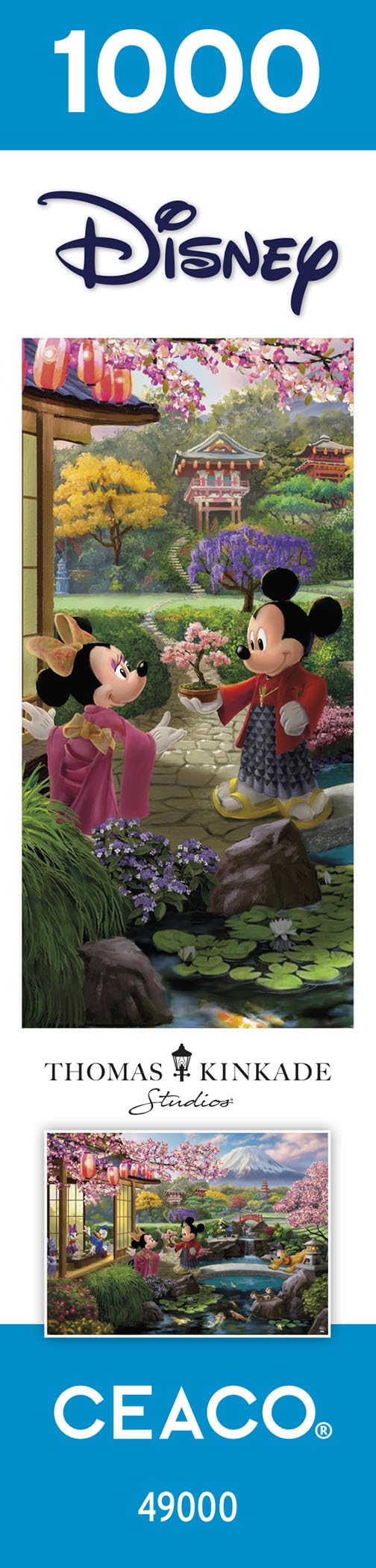 Ceaco - Disney - Thomas Kinkade - Mickey & Minnie in Japan - 1000 Piece Jigsaw Puzzle for Adults - Challenging Puzzle Perfect for Game Nights - Finished Size is 26.5 x 19 by CEACO - Image 7