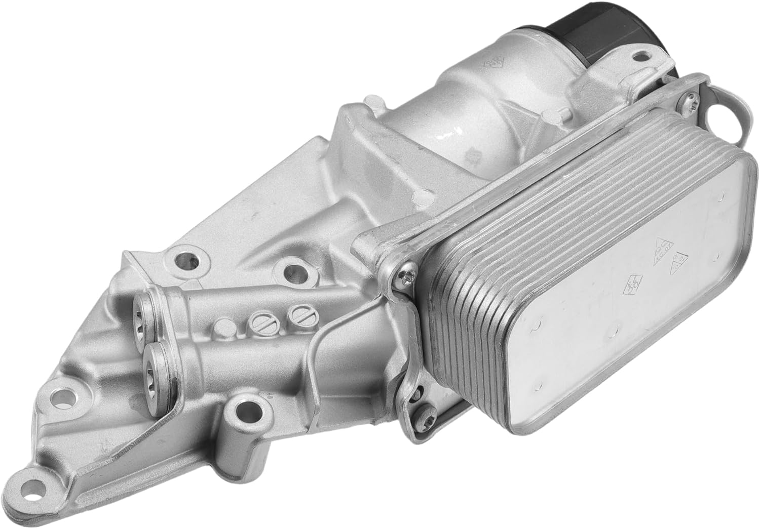 Engine Oil Cooler Oil Filter Housing Adapter Assembly for Mercedes-Benz G550 Upgraded Aluminum Alloy No.2721800510 | Oil Cooler with O-ring Seals 1 Pcs for Mercedes-Benz C230