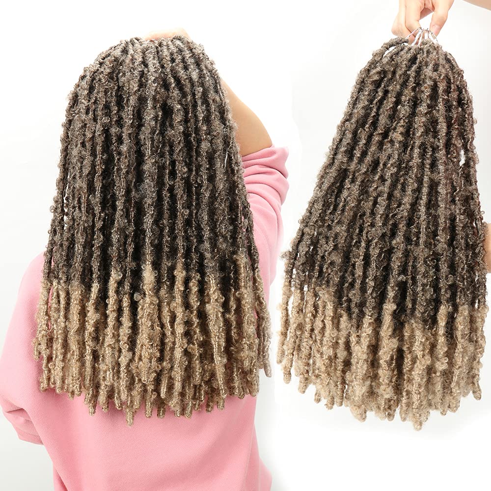 Buy Eliza Ombre Butterfly Locs Crochet Hair 100 Handmade 20 inches