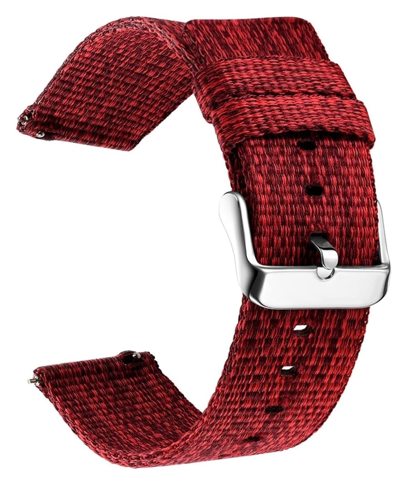 Bracelet de montre pour homme, Bracelet de montre à dégagement rapide de largeur 18/20/22/24mm bracelets de montre en nylon tissé fin bracelet de montre en nylon