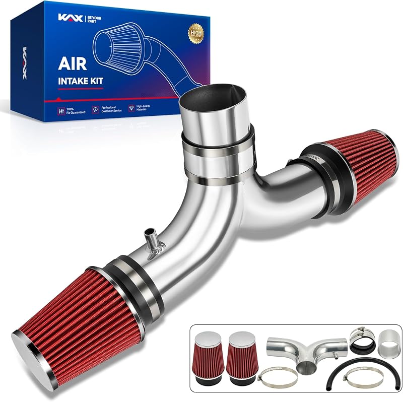 Kit de admissão de ar frio KAX 8,89 cm para Chevrolet Corvette 1997–2000 – 1 conjunto