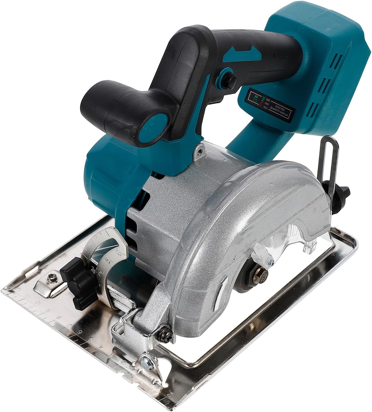 5 Inch Brushless High Power Wood and Stone Cutting Circular Saw Handheld Electric Saw for Household and Professional Use Deep Green