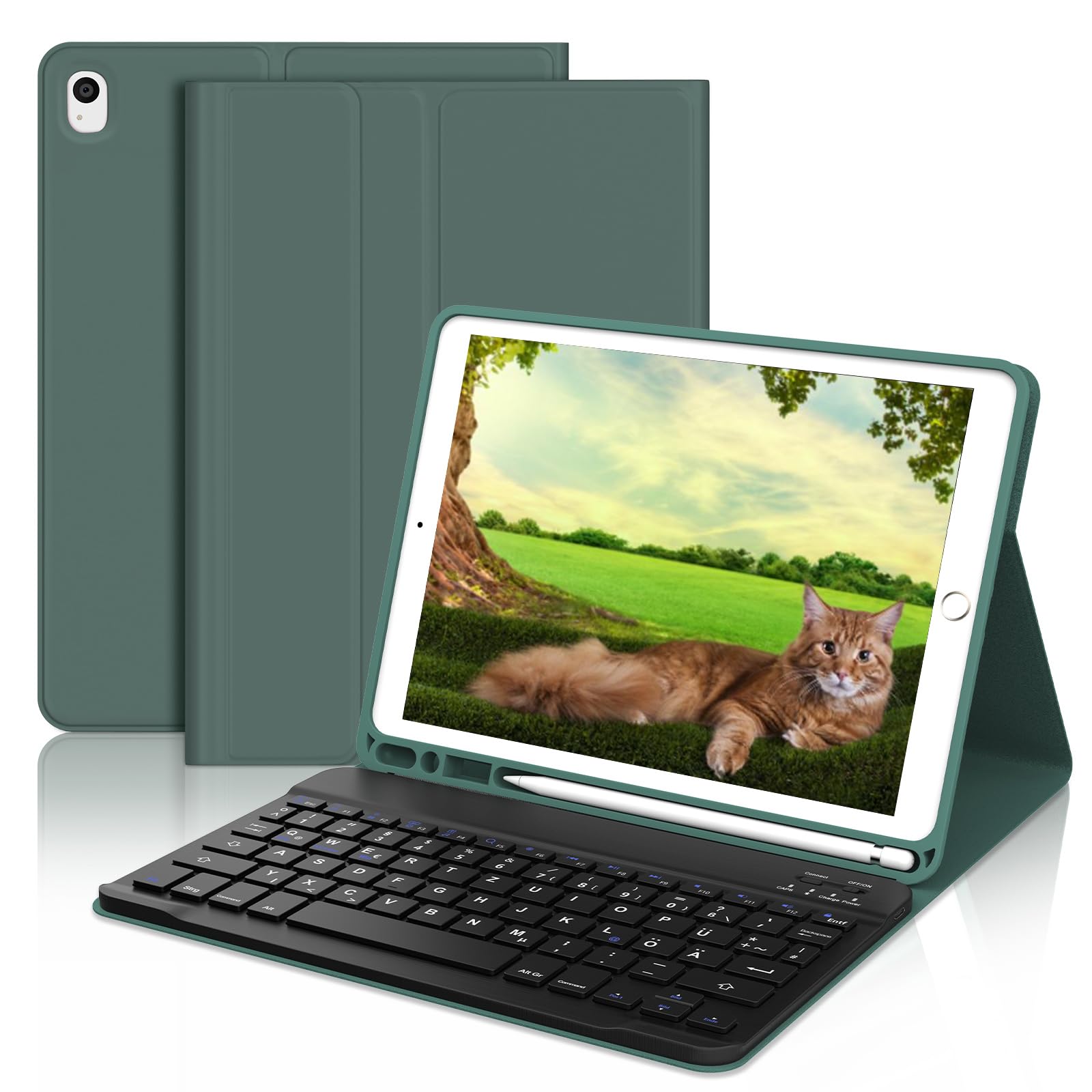 Toetsenbord hoes met touchpad en backlight iPad 10.2 (2019/2020/2021