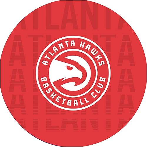 Miniatura 3 de Trademark Gameroom NBA1000-AH3 NBA Taburete giratorio acolchado para bar - Ciudad - Atlanta Hawks
