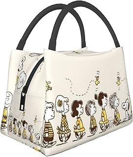 スヌーピー ポータブル断熱バッグ ランチバッグ お弁当バッグ クーラーバッグ おしゃれ ピクニックバッグ ハンドバッグ 保温 保冷 断熱 耐衝撃 大容量 ファッション 男女兼用