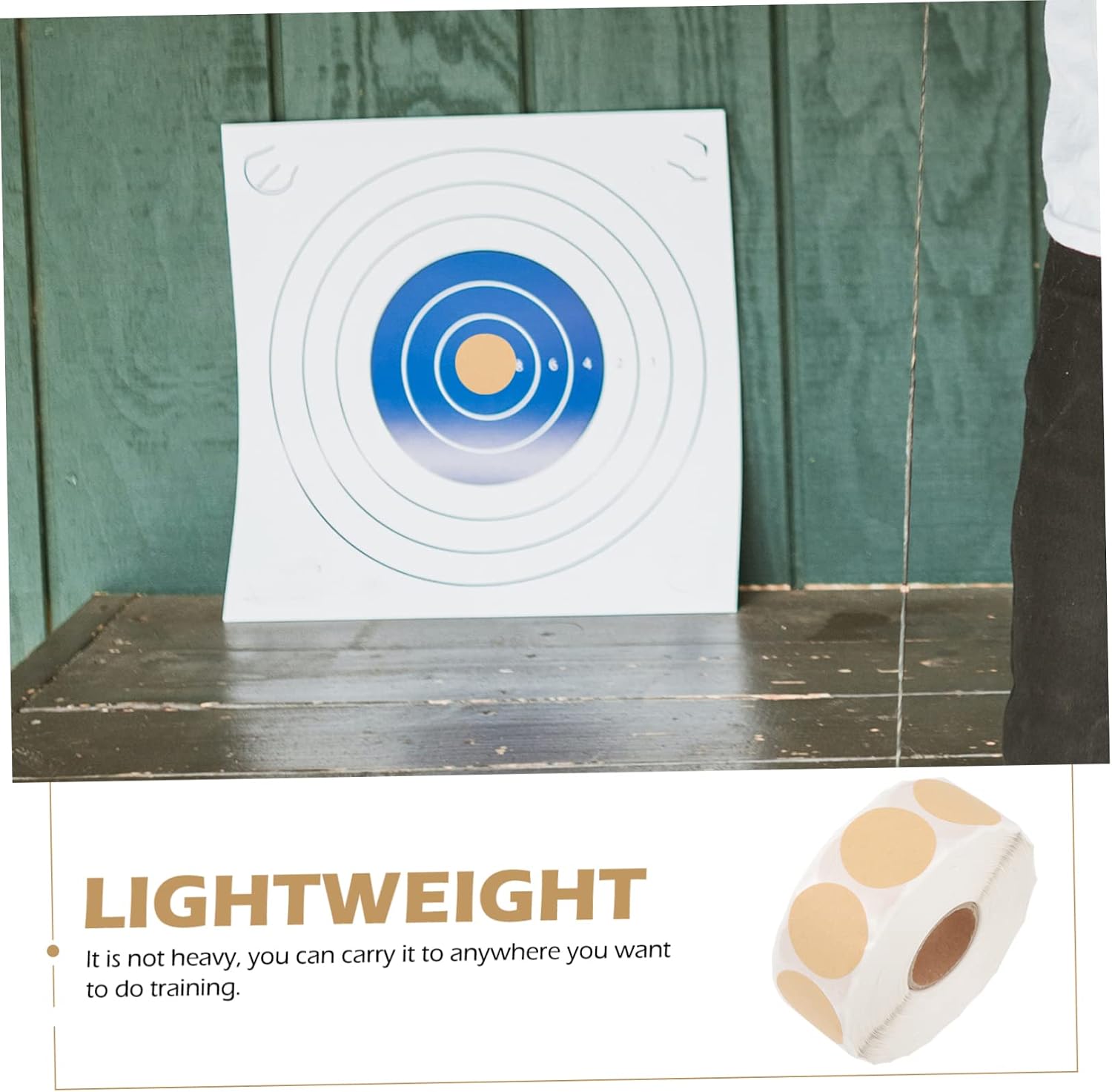 1roll Repairing Decal Labels Adhesive Stickers for Shooting Practice Easy to Use Compact for Shooting Enthusiasts