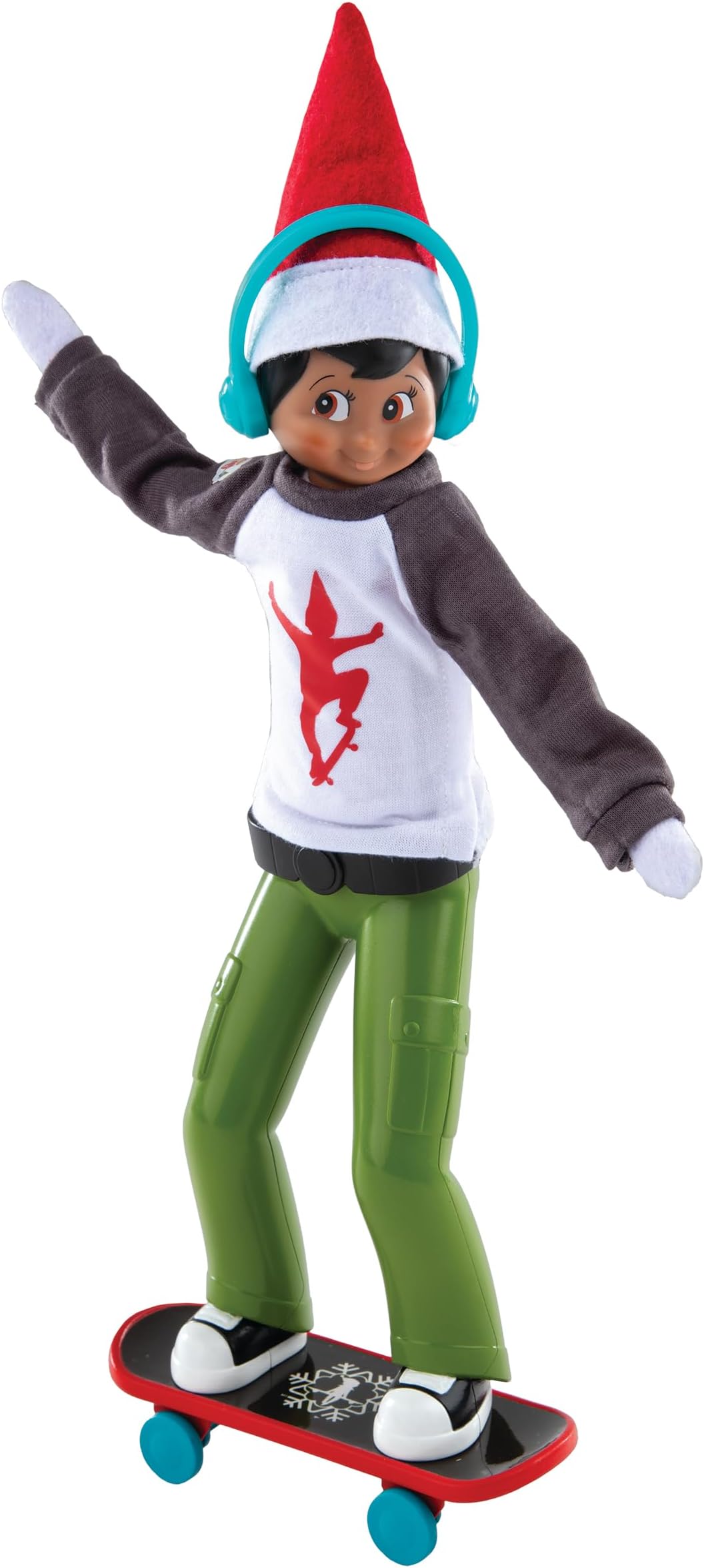 The Elf on the Shelf Holly Jolly Ollie Skateboard Set (Scout Elf Not Included)