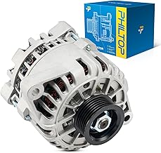 PHILTOP 110A New Alternator Compatible with Ford, Mercury, Taurus 3.0L 2000-2001, Sable 3.0L 2000-2001, 8263N 12V CW S6
