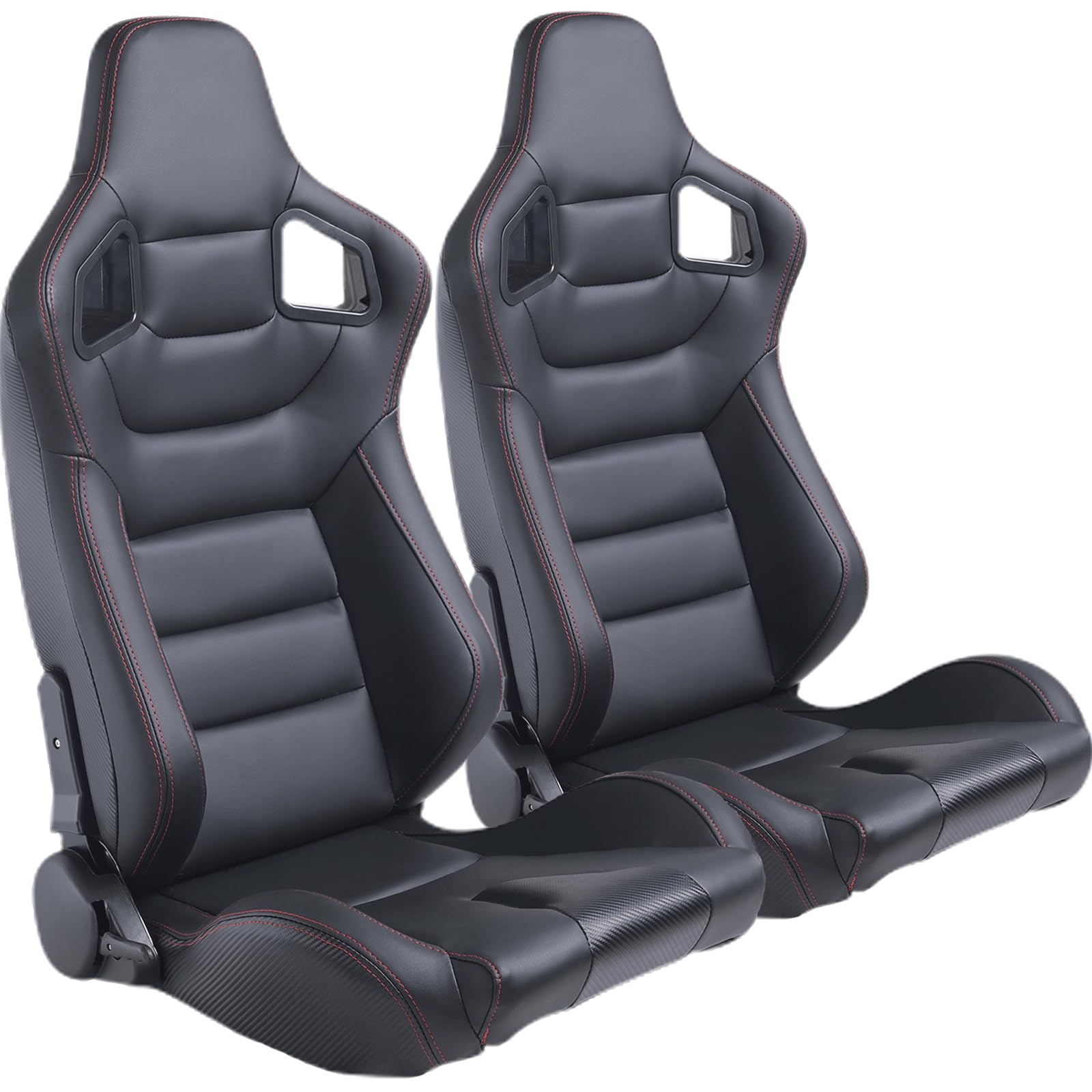 Amazon.com: WIILAYOK 2 Pack Racing Seats, Universal PVC