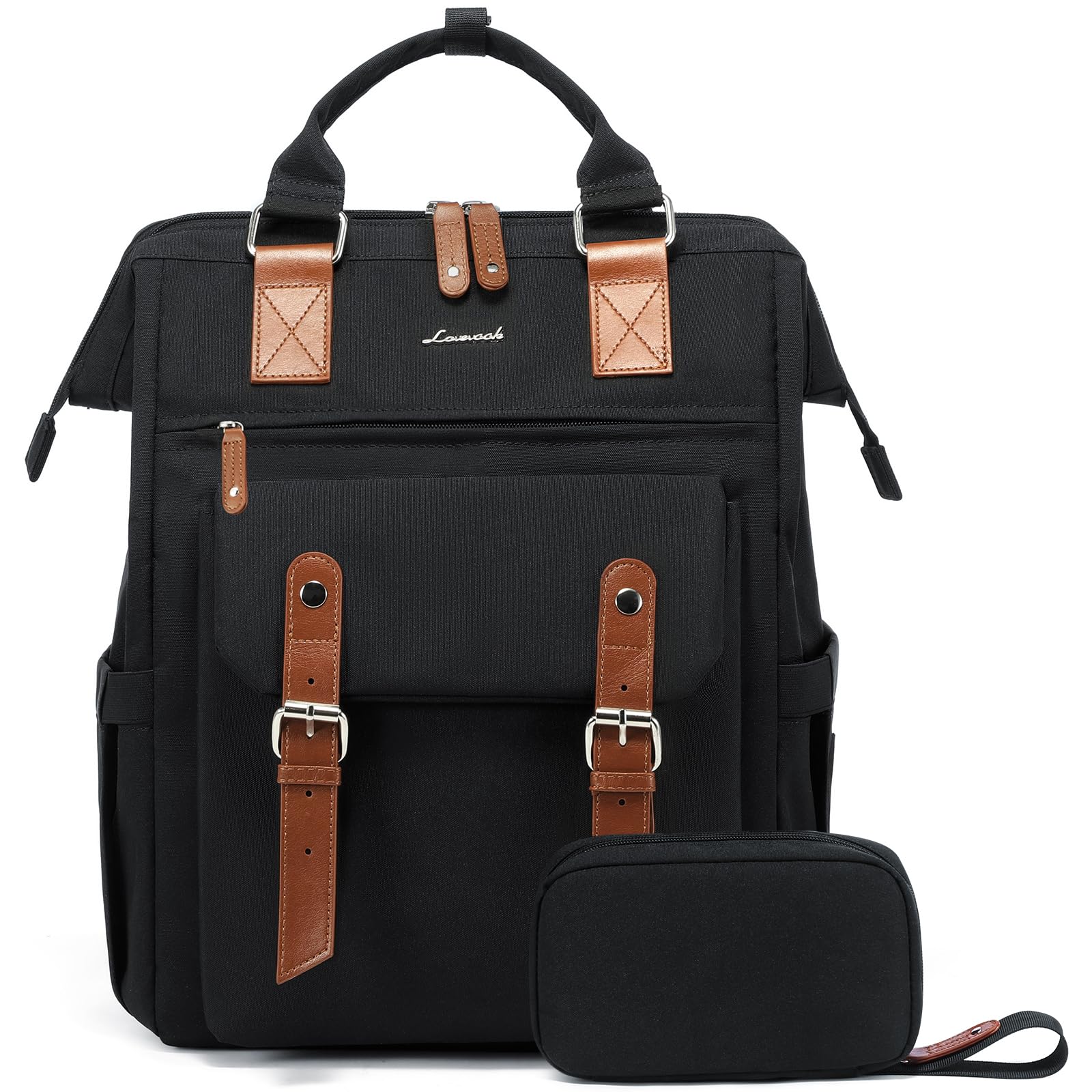 Amazon.com: LOVEVOOK Laptop Backpack for Women Work Travel  display picture 2