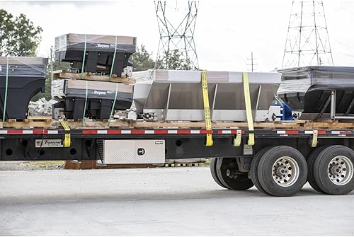 Miniatura 6 de Buyers Products 1705215 Caja de aluminio con banda de rodadura de diamante para camión con puerta de granero, 18 x 18 x 60 pulgadas