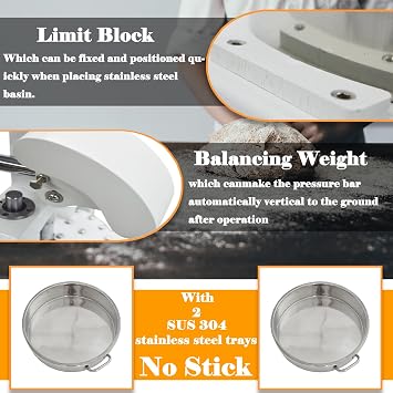 Manual Dough Divider Cutter Machine 48pcs Dough Dividing Cutting Machine Pastry Cutter Dough Lump Spacer Hand Press Pizza Dough Fillings Divider Stainless Steel Bakery Machine 22g-105g