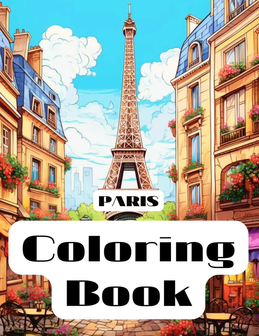 Coloring Book : PARIS