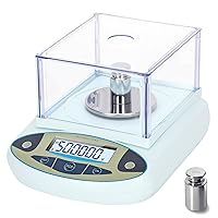 Vista 10 de Báscula de laboratorio de 211.64 oz x 0.00 oz, balanza analítica de 0.00 oz de alta precisión, báscula científica de gramos, balanza digital