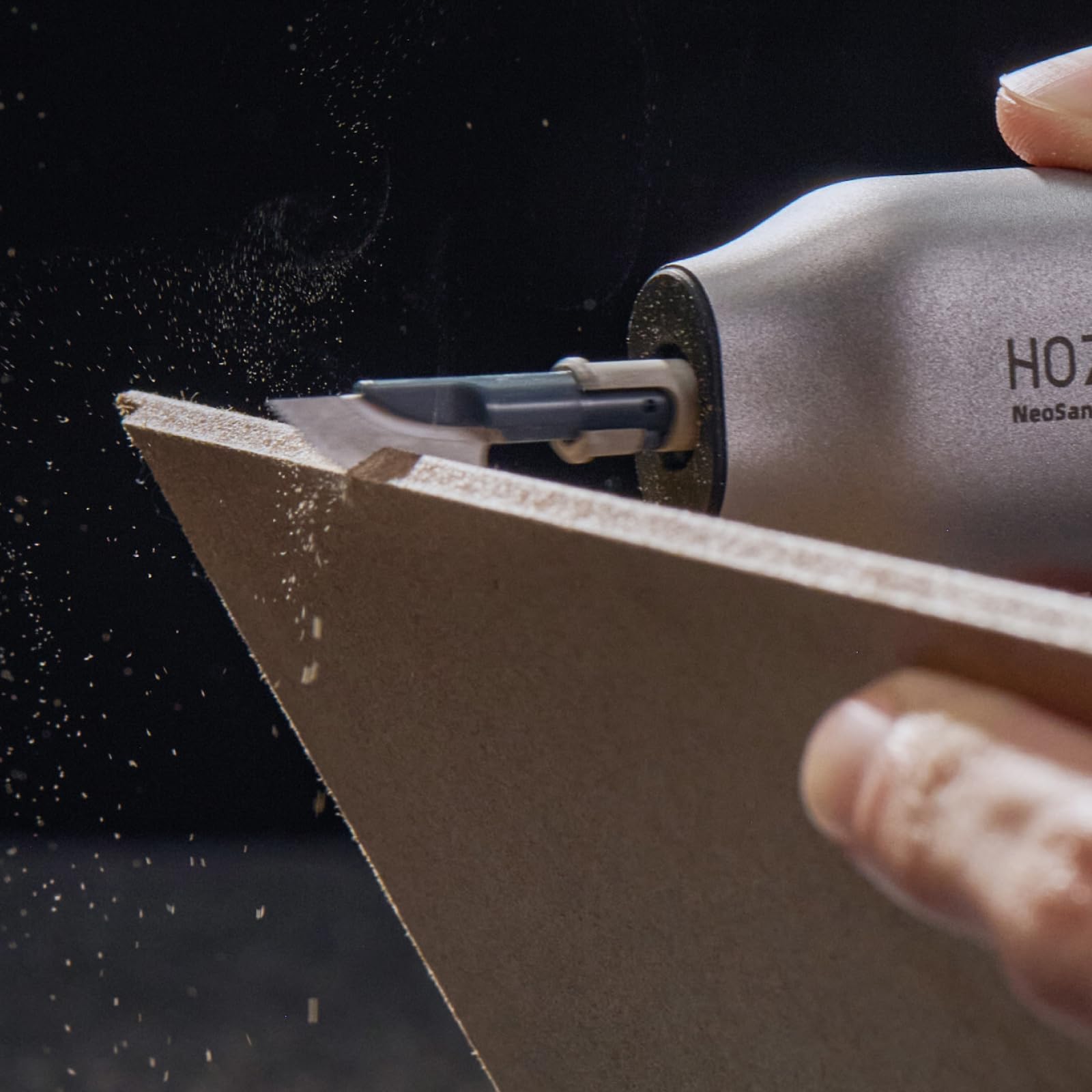 HOZO NeoSander, set di lame per sega NeoSander, trasforma NeoSander in una mini sega alternativa, 8 lame anti-legame da 0,2 mm, 4 lame curve per tagli dritti e 4 lame per seghetto alternativo per