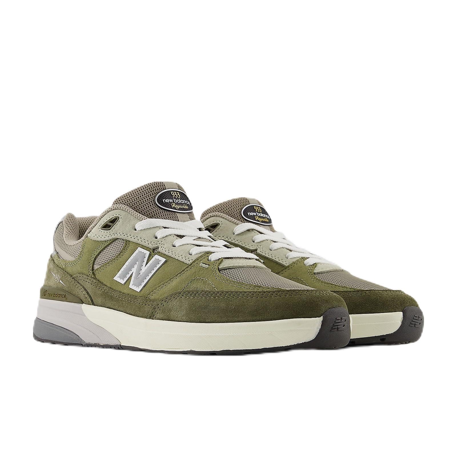 New Balance, Unisex, 933 Andrew Reynolds, Olivine/Dark Olivine, Mens, 8, Womens, 9.5, Medium