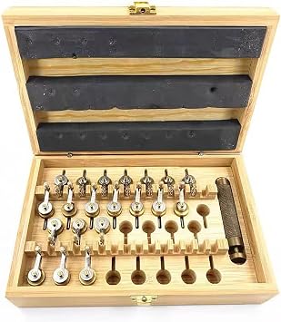 Watch Mainspring Winder Set, 20Pcs Precise Wristwatch Repair Tools, Professional High Precision Wrist Barrels Movement Tool with Storage Box, for Watch Repairer