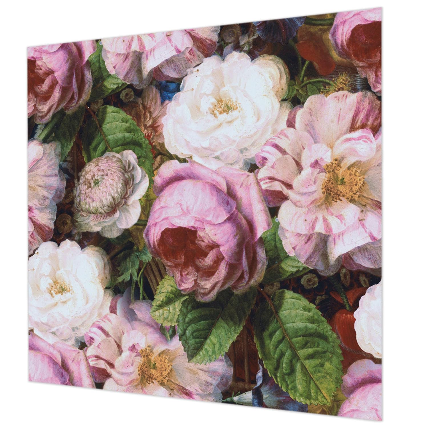 Papier peint intissé pour chambre et salon au design élégance florale