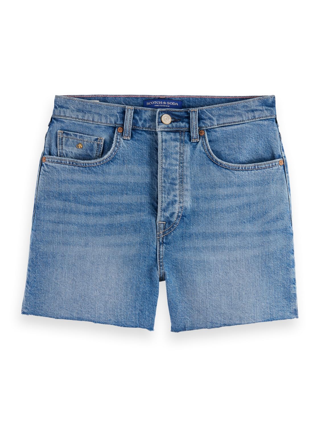 Scotch & Soda Women's Core The Ray Denim Short Blue Dream Shorts, Blue Dream 497,
