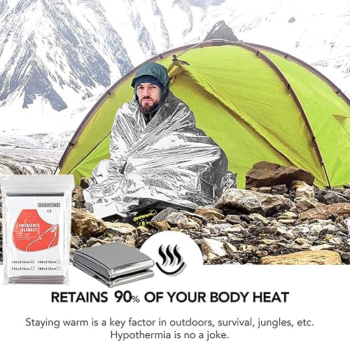 Miniatura 6 de Paquete de control de sangrado Feat Med Trauma Kit, incluye 2 unidades ABD PAD, paquete de 2 vendajes israelíes, torniquete, manta de emergencia,