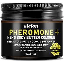 Pheromone Plus Body Butter for Men, Intense Edition Cologned Body Cream