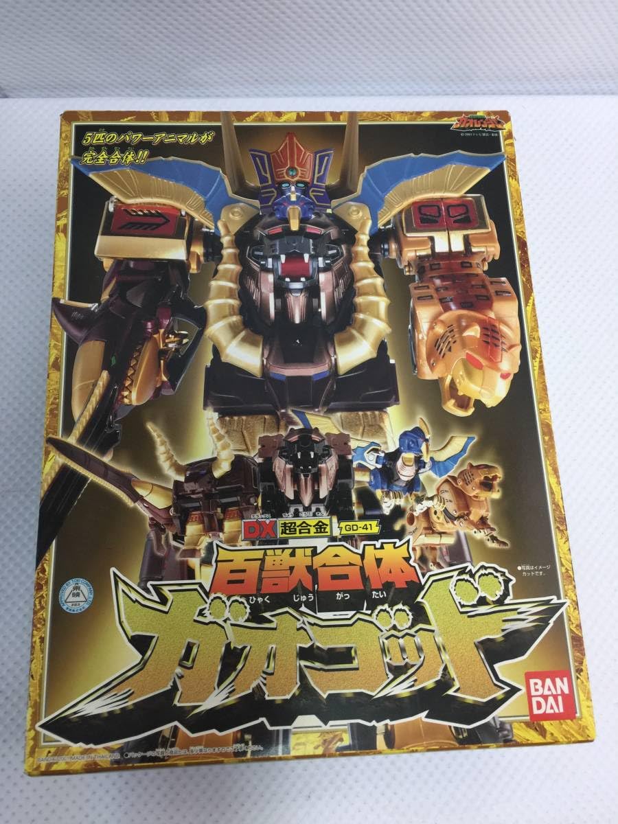 【未開封】DX超合金　百獣合体ガオゴッド Amazon.co.jp: ouN116 DX超合金 百獣合体 ガオゴッド 箱に多少の