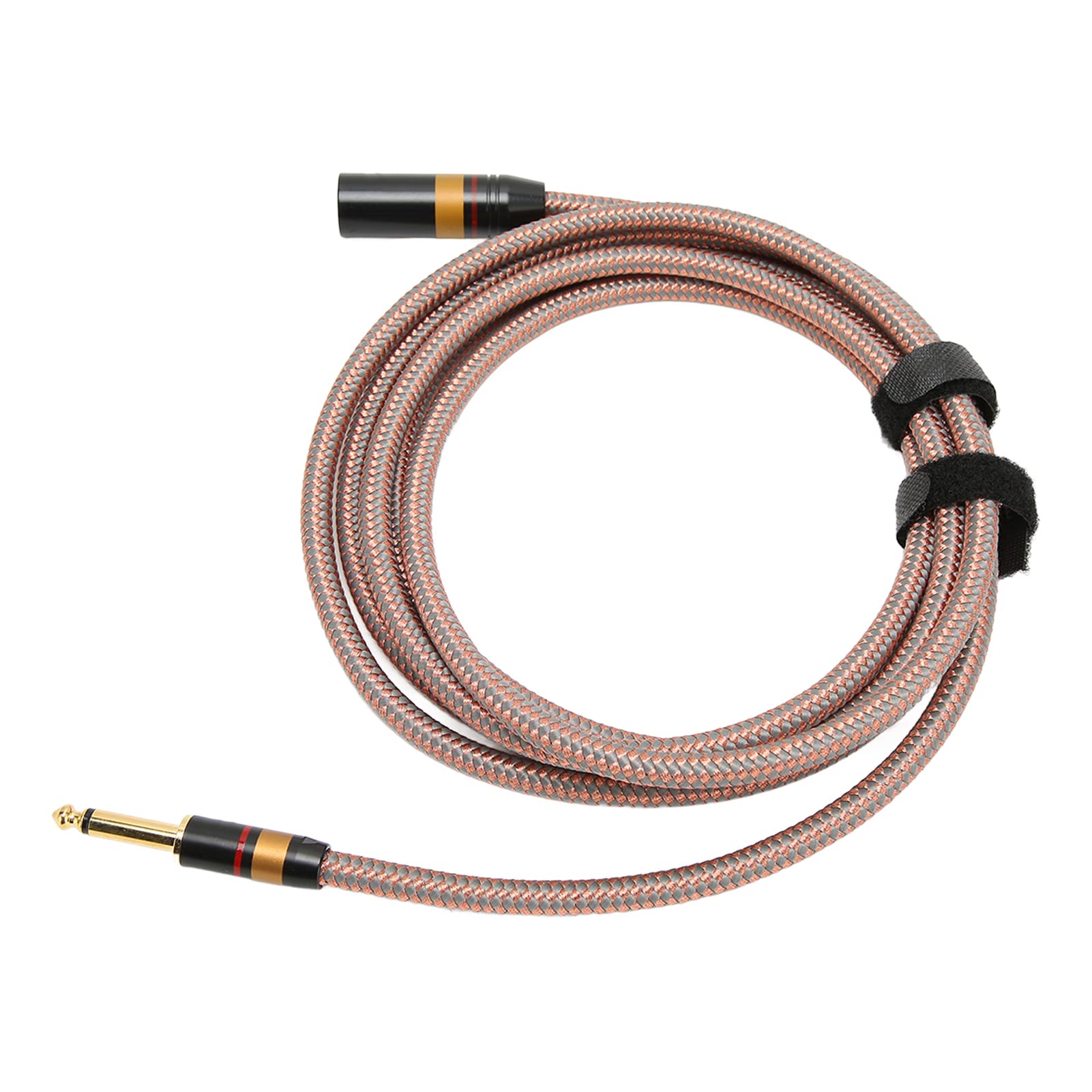 XLR-Audiokabel, Weit Verbreiteter Vergoldeter Stecker, 6,35-mm-Stecker auf XLR-Audiokabel, Klarer Klang für Konferenzräume für PA-Systeme