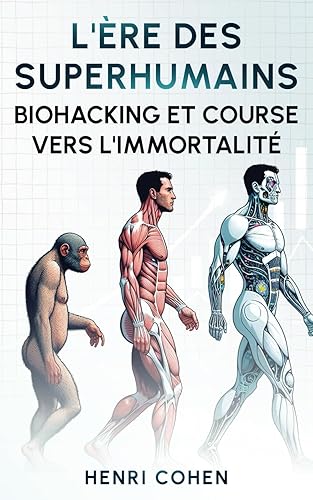 L'Ère des Superhumains : Biohacking et course vers l'Immortalité: 5 Livres en 1 : Nutrition, Sommeil, Sport, Gestion des émotions et Hautes Technologies pour une longévité surhumaine