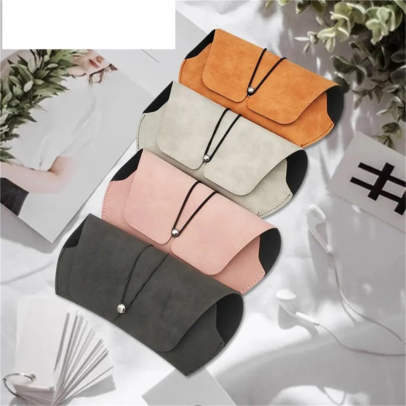 2 stücke Vintage Brillenetui Aufbewahrungsbox Sonnenbrillen Brillenhalter Kreative Schnalle for Frauen Männer Anti-druck Tragbare Tasche Für Damen Herren Kinder
