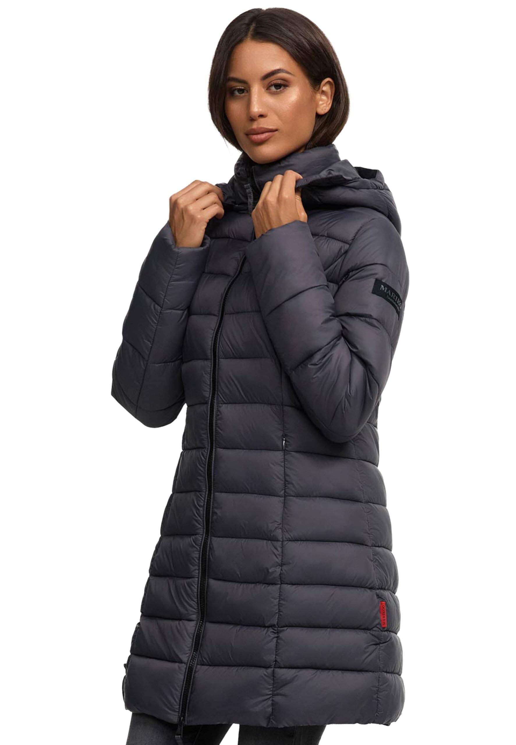 MARIKOO Herbst Winter Übergangs Steppmantel Jacke Mantel gesteppt B603