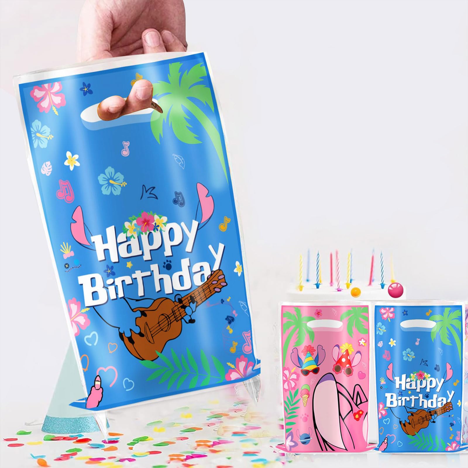 30 bolsas de regalo, bolsas para fiestas de cumpleaños infantiles, suministros para fiestas de cumpleaños, obsequios ideales y pequeñas bolsas para envolver regalos